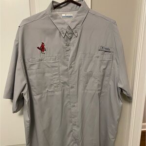 Columbia PFG Redbirds casual fishing shirt